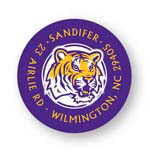 Noteworthy Collections College Address Labels - Tiger Purple Label (Louisiana State University) (CQ-LSU09)