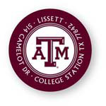 Noteworthy Collections College Address Labels - Texas A&M Maroon Label (Texas A&M University) (CQ-TAM01)