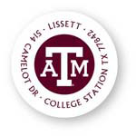 Noteworthy Collections College Address Labels - Texas A&M White Label (Texas A&M University) (CQ-TAM08)
