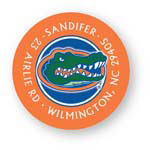 Noteworthy Collections College Address Labels - Gator head Label (University of Florida) (CQ-UF02)