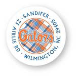 Noteworthy Collections College Address Labels - Plaid Label (University of Florida) (CQ-UF04)