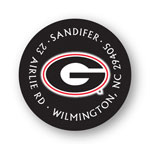Noteworthy Collections College Address Labels - �G� black Label (University of Georgia) (CQ-UGA01)