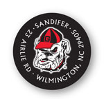 Noteworthy Collections College Address Labels - Large UGA Black Label (University of Georgia) (CQ-UGA04)