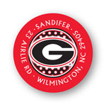 Noteworthy Collections College Address Labels - Polka Dot �G� Label (University of Georgia) (CQ-UGA07)