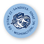 Noteworthy Collections College Address Labels - Rameses Label (University of North Carolina) (CQ-UNC01)