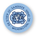 Noteworthy Collections College Address Labels - Tar Heels Blue Label (University of North Carolina) (CQ-UNC02)