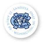 Noteworthy Collections College Address Labels - Tar Heels White Label (University of North Carolina) (CQ-UNC07)