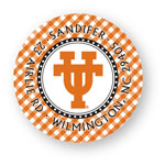 Noteworthy Collections College Address Labels - UT Gingham Label (University of Texas) (CQ-UTX06)