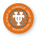 Noteworthy Collections College Address Labels - Polka Dot Orange Label (University of Texas) (CQ-UTX09)