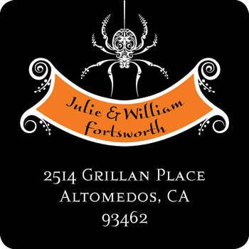 Noteworthy Collections - Halloween Address Labels (Web Crawler) @ More Than Paper