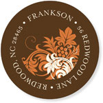 Noteworthy Collections - Address Labels (Autumn Swirls) (Q-1152)