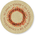 Noteworthy Collections - Address Labels (Berry Wreath) (Q-1571)