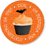 Noteworthy Collections - Address Labels (Halloween Cupcakes) (Q-1581)