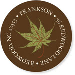 Noteworthy Collections - Address Labels (Leaf Vellum) (Q-1584)