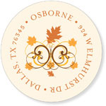Noteworthy Collections - Address Labels (Leafy Swirls) (Q-1585)