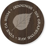 Noteworthy Collections - Address Labels (Woody Leaves) (Q-1597)