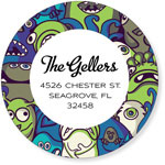 Noteworthy Collections - Address Labels (Monster Bash Square) (Q-1601)