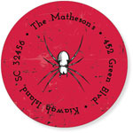 Noteworthy Collections - Address Labels (Hanging Out Red) (Q-1620)