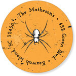 Noteworthy Collections - Address Labels (Hanging Out Tangerine) (Q-1621)