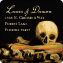 Noteworthy Collections - Halloween Address Labels (Catacombes de Paris) (SQ-367)