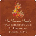 Noteworthy Collections - Halloween Address Labels (Leaves of Autumn) (SQ-373)
