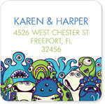 Noteworthy Collections - Address Labels (Monster Bash White) (SQ2-1603)