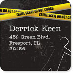 Noteworthy Collections - Address Labels (Murder Mystery Party) (SQ2-1607)