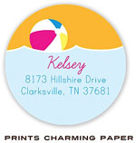 Prints Charming Address Labels - Beach Scene (EL2001)