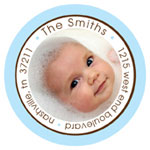 Prints Charming Address Labels - Blue Bubble (L9004)