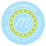 Prints Charming Address Labels - Blue Polka Dot (L9044)