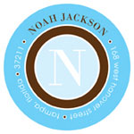 Prints Charming Address Labels - Blue Modern (L9074)