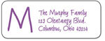 Queen Bee Personalized Return Address Labels - Initial (LBL-02)