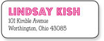 Queen Bee Personalized Return Address Labels - Bright Lights (LBL-45)