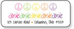Queen Bee Personalized Return Address Labels - Dotty Peace (LBL-48)