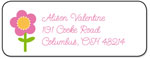 Queen Bee Personalized Return Address Labels - Flower Garden (LBL-49)