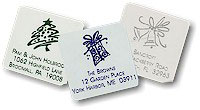 Rytex Square Address Label - Holiday Motif (B3-421-422)