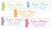 Rytex Address Labels - Daisy Labels C (Assortment) (RYD-L3-03-C)