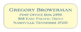 Rytex Address Labels - Designer Labels H (RYD-L3-05-06-H)