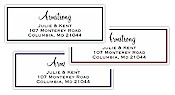 Rytex Address Labels - Rectangle Corner Labels AA (Assortment) (RYD-L3-01-A)