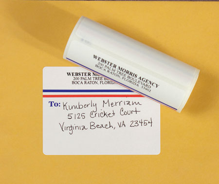 Rytex - Red/Blue Striped Shipping Labels