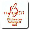Rytex Square Address Label - Brush Script