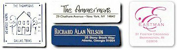 Square and Rectangular Address Labels by Rytex