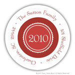 Stacy Claire Boyd - Holiday Address Labels & Gift Stickers (Tiny Portrait In Red) (#46353)