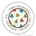 Stacy Claire Boyd - Holiday Address Labels & Gift Stickers (Tiny Topsy Turvy) (#46413)