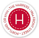 Stacy Claire Boyd Sticky Round Address Label - Seasonal Circles (SR1SH1390)