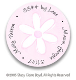 Stacy Claire Boyd Return Address Label/Sticky - Tiny Oopsy Daisy