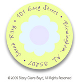 Stacy Claire Boyd Return Address Label/Sticky - Tiny Lotsa Flowers