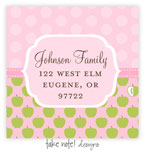 Take Note Designs - Address Labels (Green Apple and Pink)