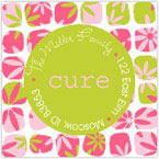Take Note Designs - Address Labels (Floral Shapes Cure Square) (TND-L0235)