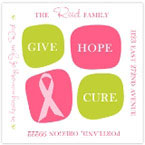 Take Note Designs - Address Labels (Give Hope Cure - Green) (TND-L0236)